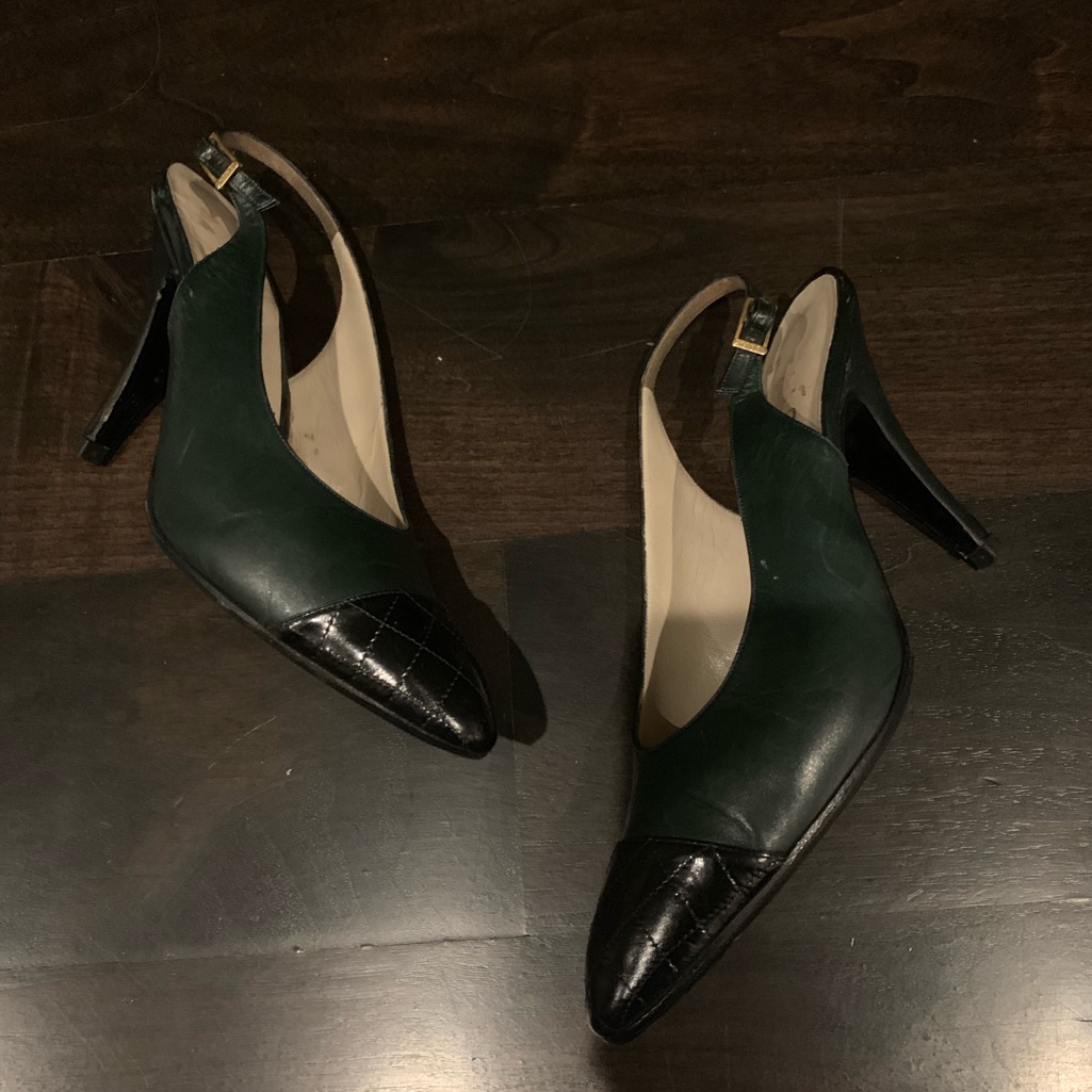 Chanel Slingback Heels